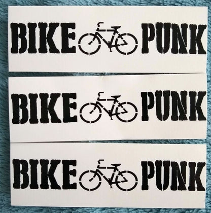 Bike Punk Vinyl Sticker