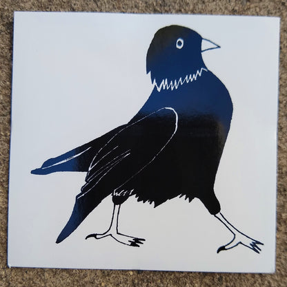 Struttin' Crow Vinyl Sticker