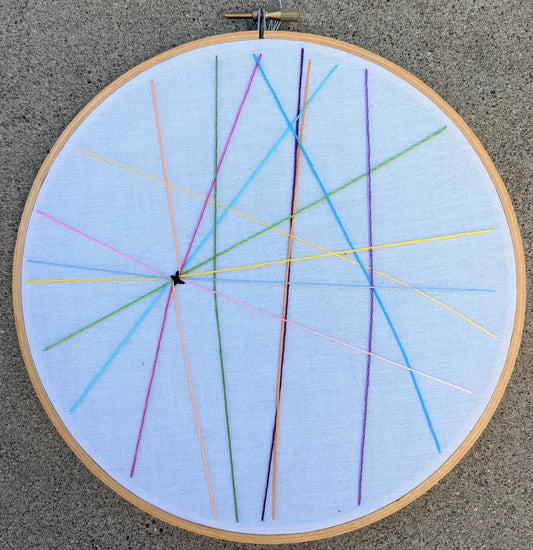 Intersectionality Hand Embroidered Wall Art