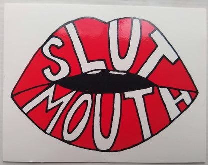 Slutmouth Vinyl Sticker