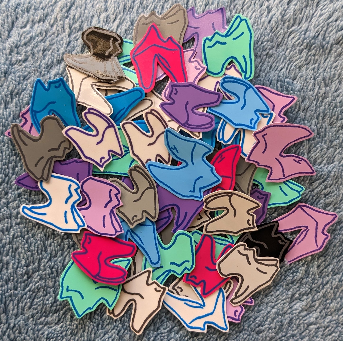 Coyote Molar Vinyl Sticker Set