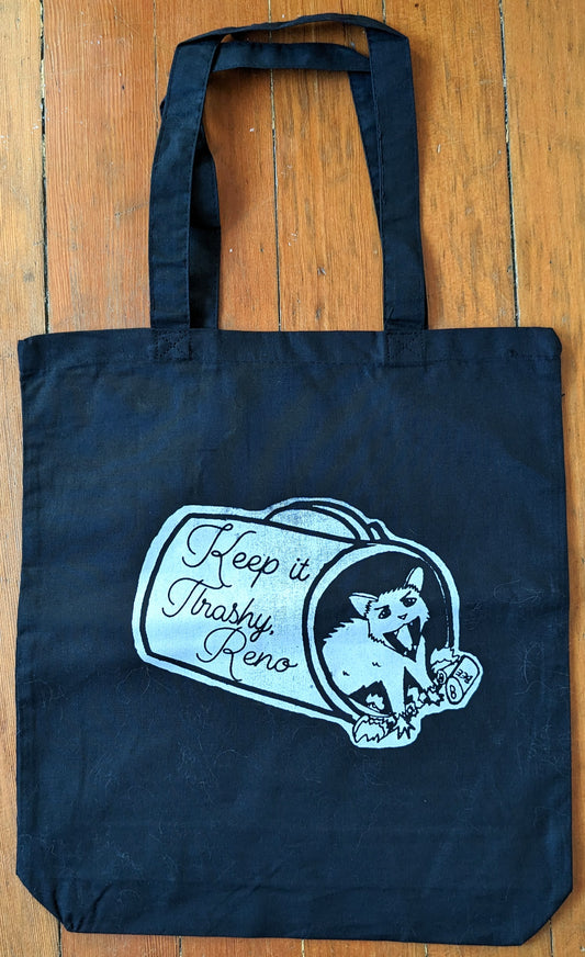 Keep It Trashy, Reno Canvas Tote Bag