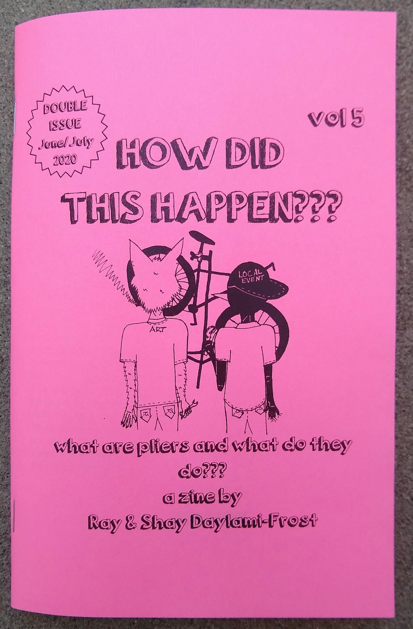 How Did This Happen??? Zine Vol 5 what are pliers and what do they do???